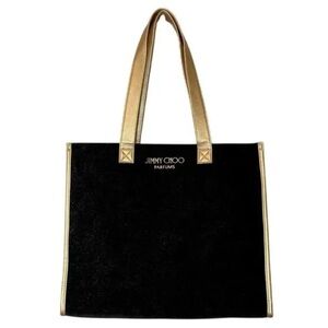 Jimmy Choo Elegant Black and Gold Tote
